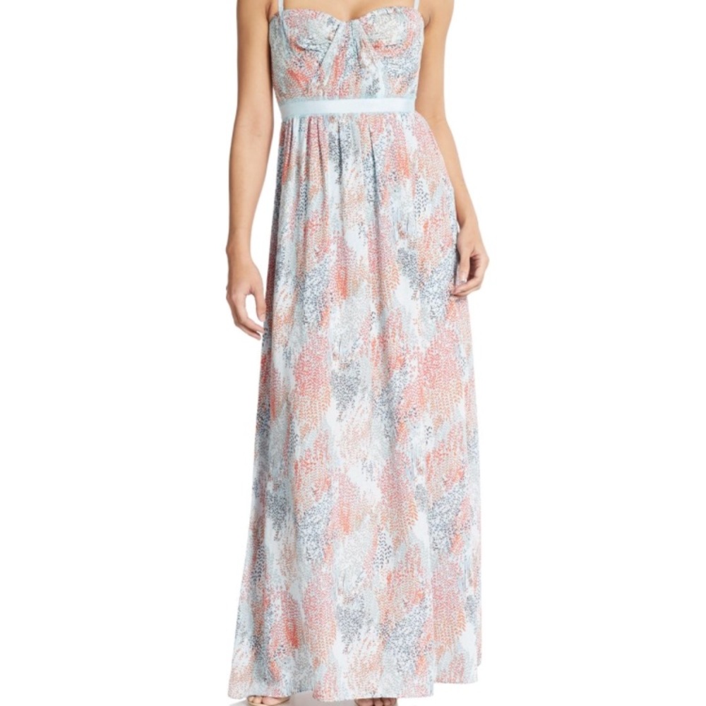 BCBG Max Azria Long Light Blue Dress